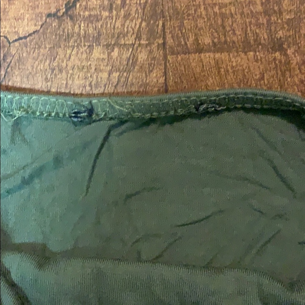 Army green tube top - Picture 3 of 4